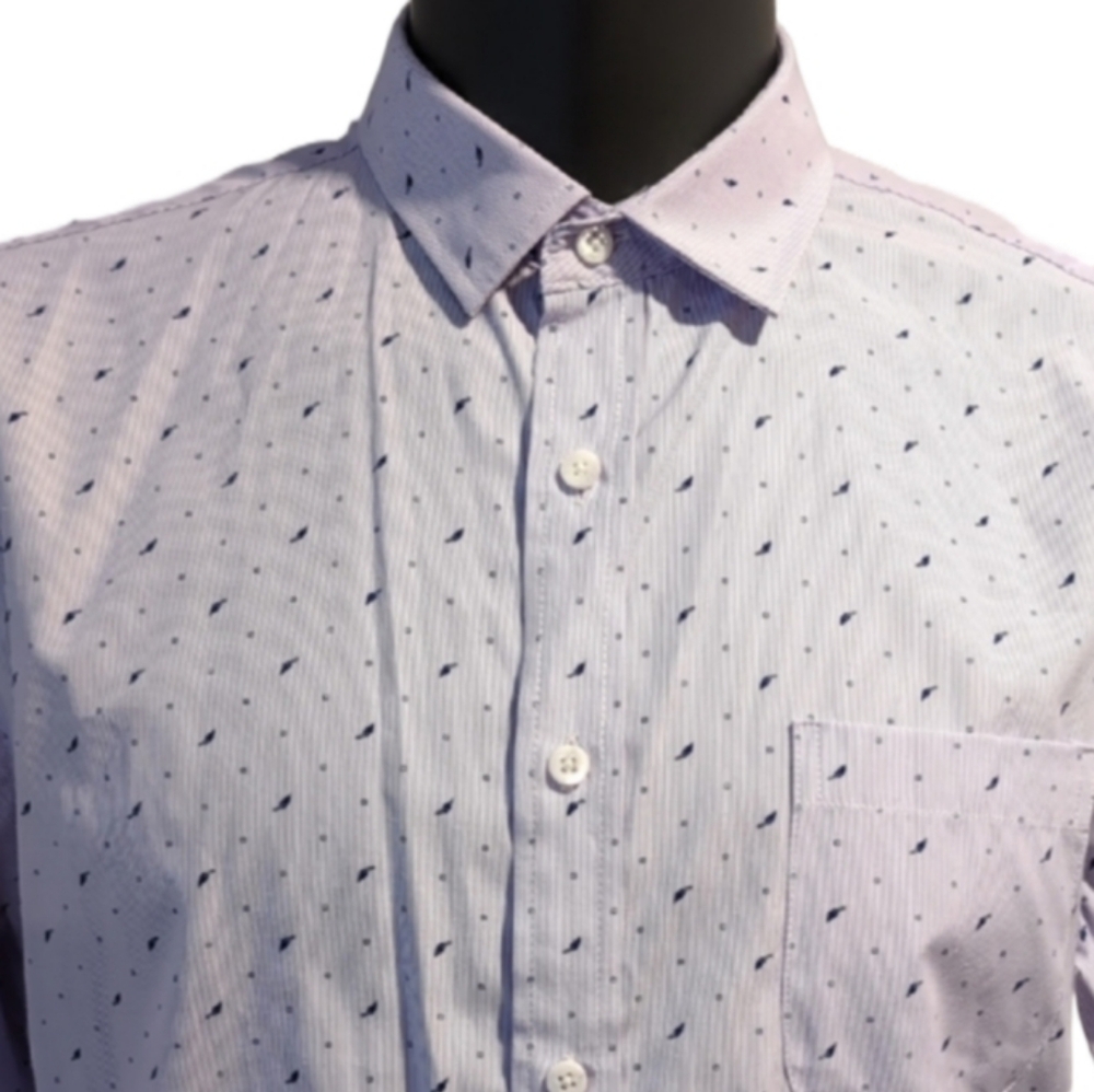 Rue Saint-Patrick Lilac Button Front Shirt